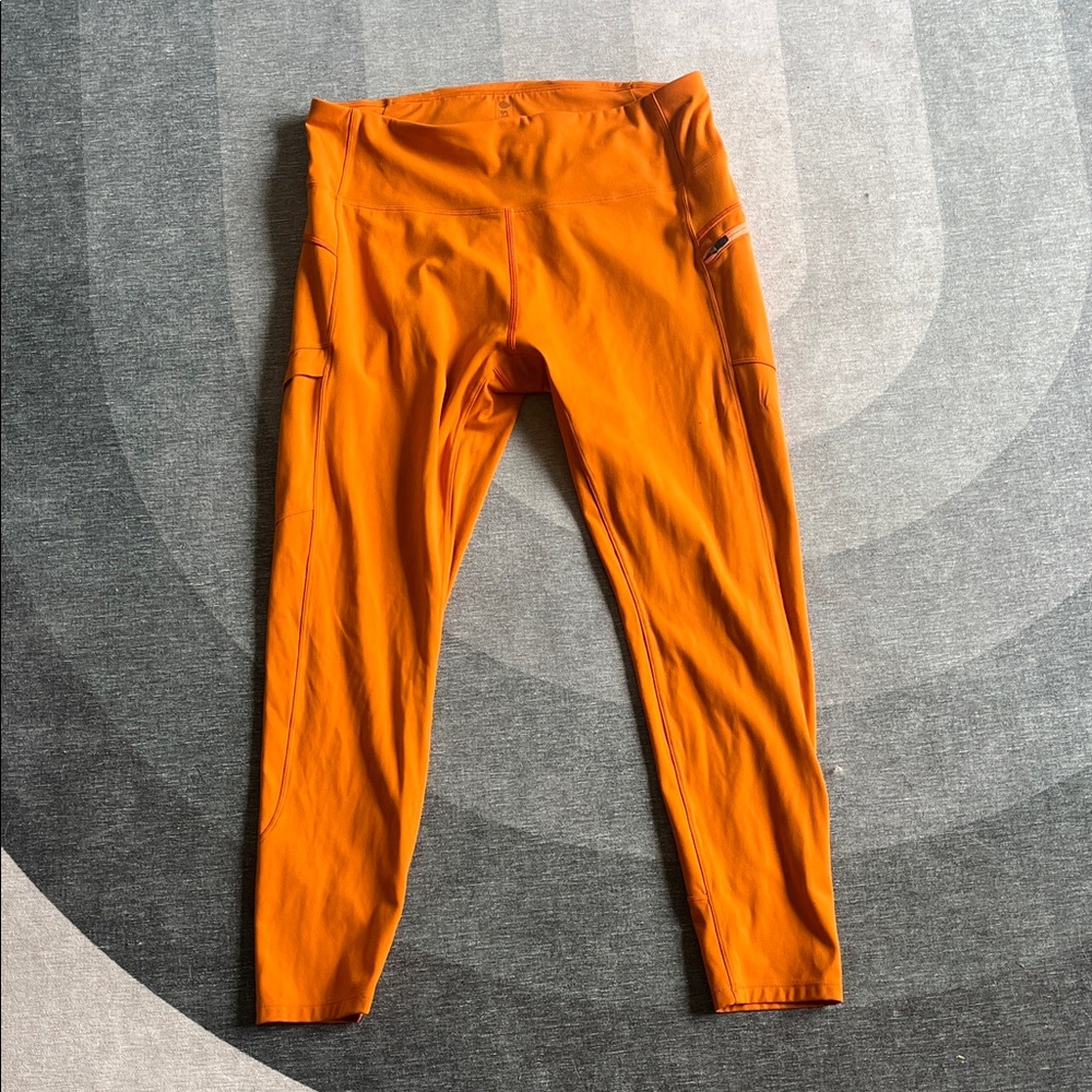 Stio Orange Leggings